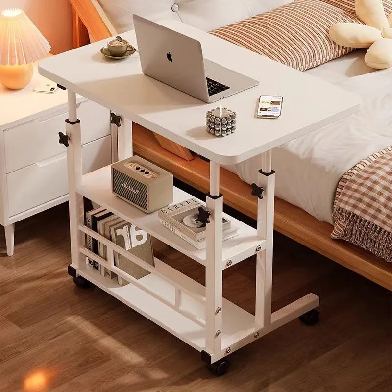 Desk Setup L Shaped - Bedside Mobile Computer Desk Dorm Bedroom