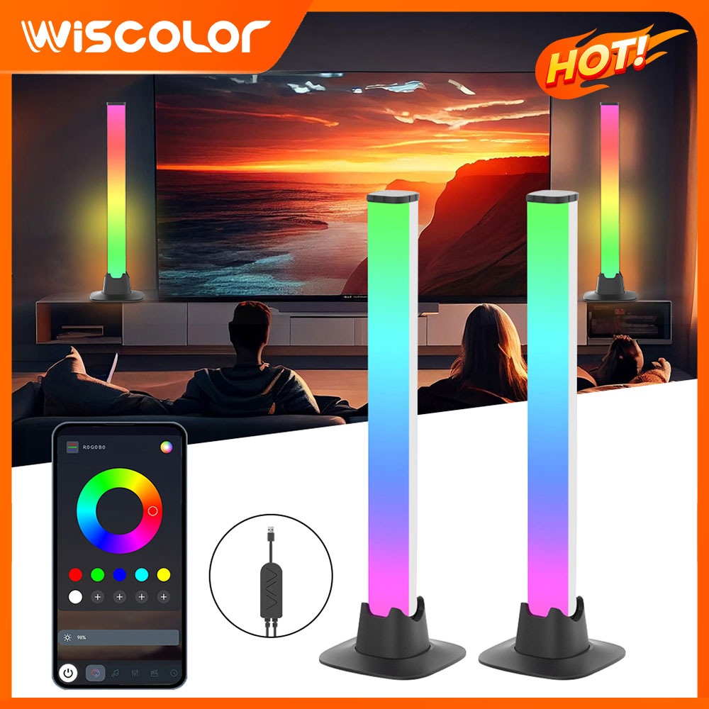 Desk Setup With Tv - TV Backlight Smart RGB LED Lights