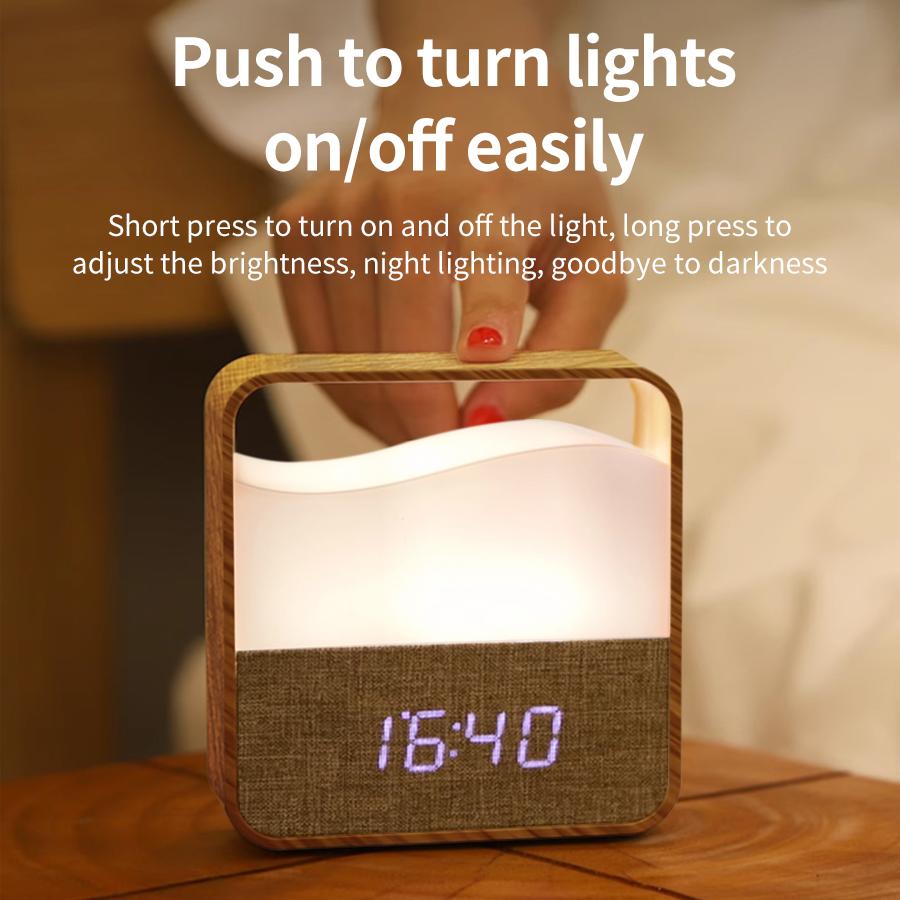 LED Night Light with Clock Dig - Desk Setup Lamp 评论和价格
