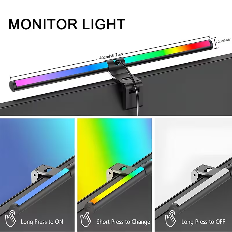 LED Monitor Light Bar 30cm 40c - Setup Desk Monitor 评论和价格