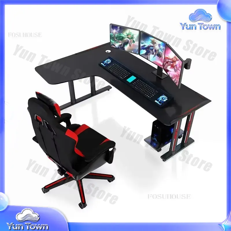 L-shaped Computer Desk for Hom - Desk Setup L Shaped 评论和价格