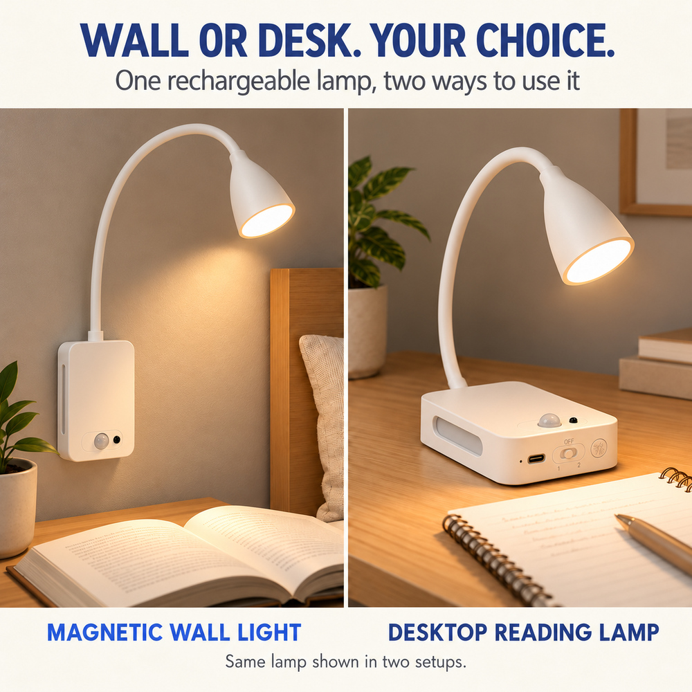 4000mAh Rechargeable Magnetic  - Desk Setup Lamp 评论和价格