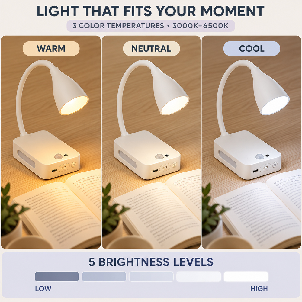4000mAh Rechargeable Magnetic  - Desk Setup Lamp 评论和价格